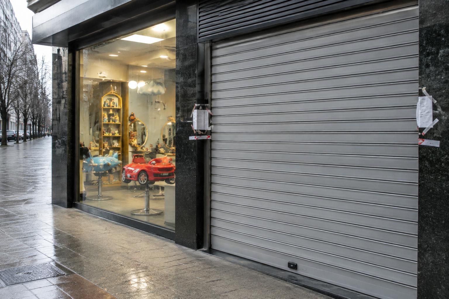 clausuran una peluquería infantil en el ensanche de pamplona, conocida por convertir cada corte de pelo en una divertida aventura para los niños.