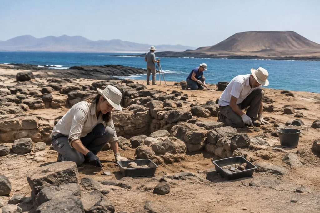 el islote de lobos inicia su undécima campaña arqueológica para investigar sus restos y descubrir nuevas claves sobre su pasado.