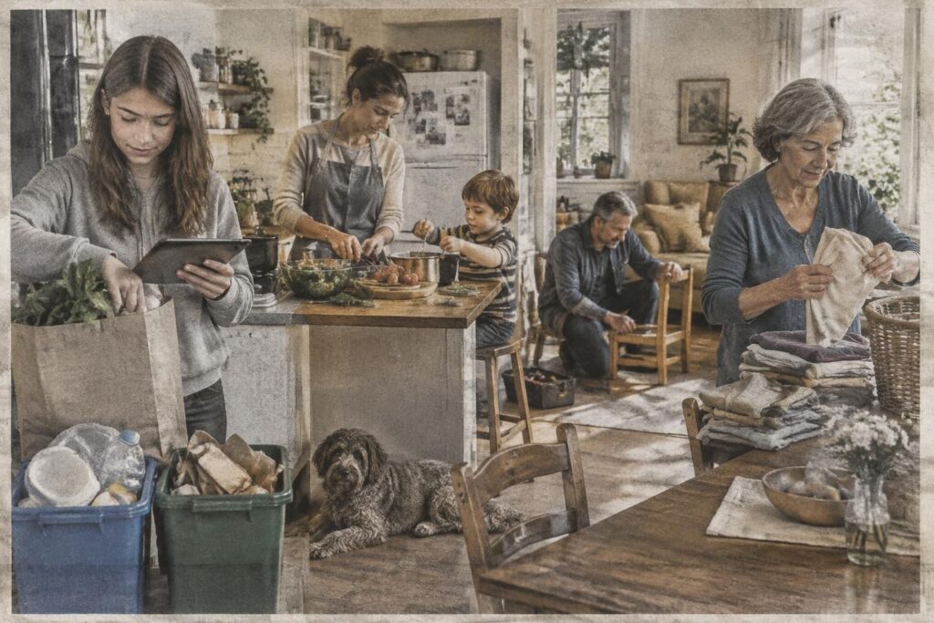 la psicología explica por qué la generación z, los millennials, la generación x y los boomers tienen distintas ideas sobre ayudar en casa.