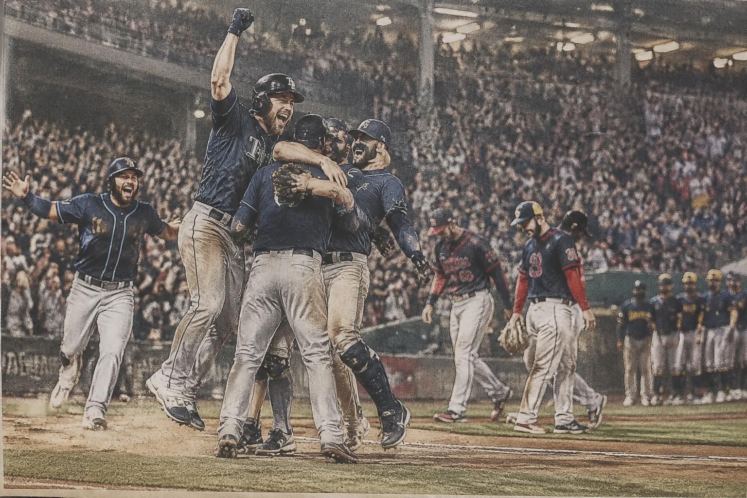 los rays eliminaron a los guardianes y avanzan en su camino al título, donde se enfrentarán a los cerveceros en una serie decisiva.