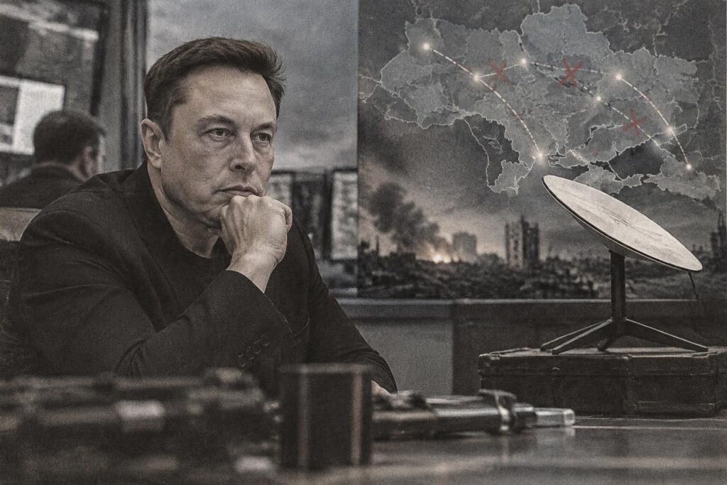 elon musk admite que spacex restringió deliberadamente el acceso de ucrania a starlink durante la guerra con rusia y explica el contexto de la decisión.