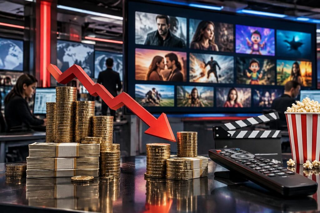 netflix reduce su previsión de ingresos publicitarios para 2026 a 2.700 millones de dólares, frente a los 3.000 millones estimados anteriormente.