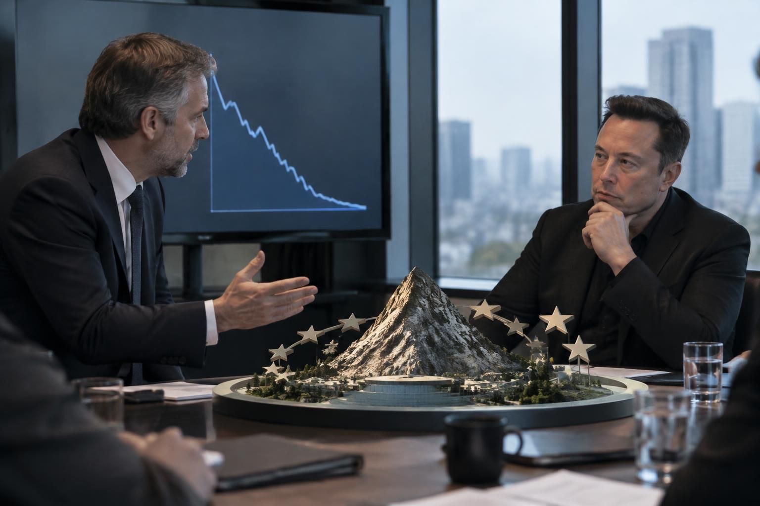 paramount busca atraer a elon musk como inversor mientras sus acciones caen y se acercan a mínimos de varios años.