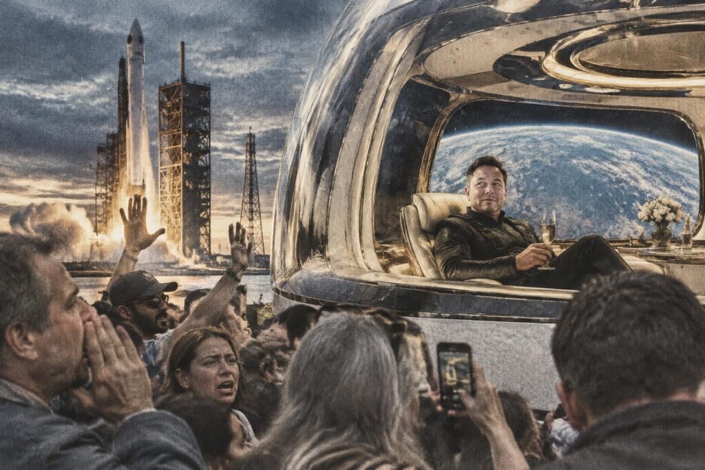 los fans califican de «derroche carísimo» la odisea de elon musk y la comparan con otra polémica iniciativa.