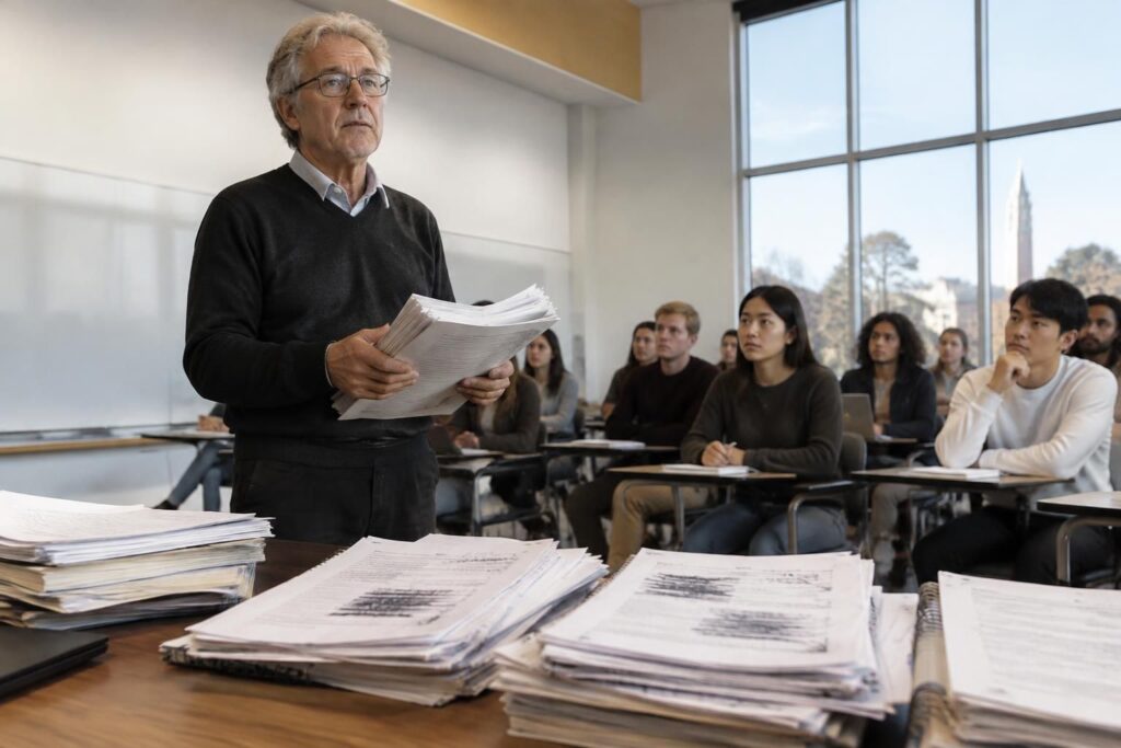 un destacado profesor de berkeley cuestiona el valor de calificar las tareas y explica por qué este método podría haber dejado de tener sentido.